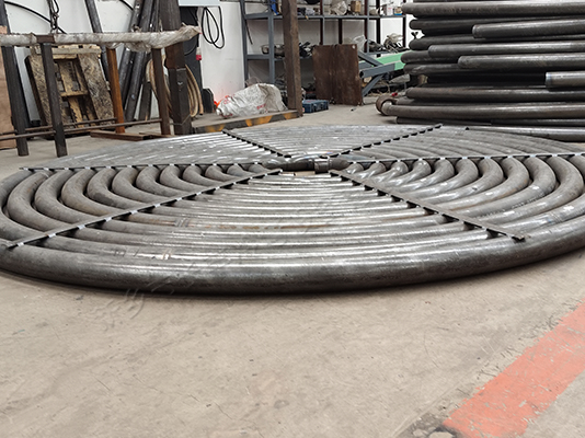 ?108×6mm厚 扁平蚊香盤管加工